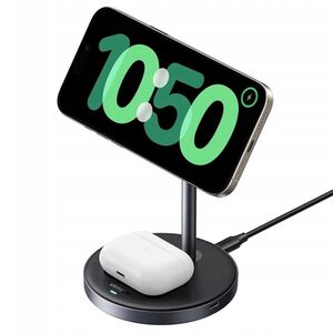 Incarcator fara Fir 2 in 1, 20W, 3A, USB-C, Qi2 - Ugreen W710 (45382) - Black