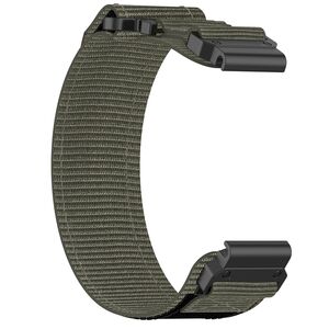 Curea pentru smartwatch Garmin Instinct 2S/2S Solar/Approach S70 42mm/ Fenix 7S Pro Sapphire Solar din material textil - latime 20 mm - Verde deschis
