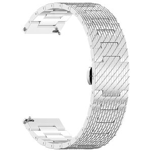 Curea pentru smartwatch Huawei Watch GT 4 (46mm) / Gt 4 Pro (46mm) / GT 2 (46mm) / GT 2 Pro / GT 3 Pro (46mm) / GT 3 / Ultimate  - Stainless Steel - latime 22 mm Argintiu