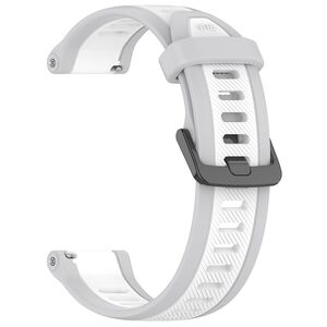 Curea pentru smartwatch Huawei Watch GT 4 (46mm) / Gt 4 Pro (46mm) / GT 2 (46mm) / GT 2 Pro / GT 3 Pro (46mm) / GT 3 / Ultimate  - din silicon rezistent - latime 22 mm Alb