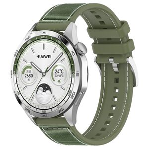 Curea pentru smartwatch Huawei Watch GT 4 (46mm) / Gt 4 Pro (46mm) / GT 2 (46mm) / GT 2 Pro / GT 3 Pro (46mm) / GT 3 / Ultimate  - silicon confortabil - latime 22 mm Verde