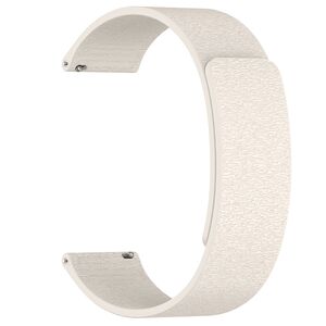 Curea pentru smartwatch Samsung Galaxy Watch 7 / 6 / 5 / 4/ Active 2, Huawei Watch GT 3 (42mm)/GT 3 Pro (43mm) / GT 4 (41mm) / GT 4 Pro (43mm) - silicon confortabil - latime 20 mm Bej