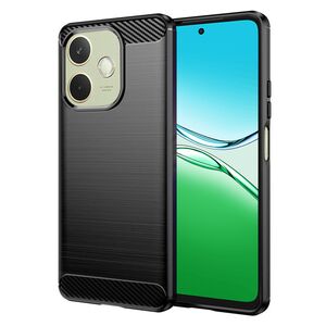 Husa pentru Oppo A5 Pro 5G Carbon Liquid Silicone, Negru
