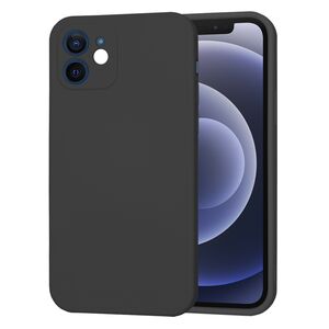 Husa pentru iPhone 12 Liquid Silicone, negru