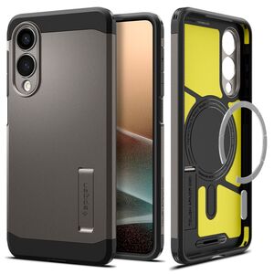 Husa premium pentru  Samsung Galaxy S25 Edge Spigen - Tough Armor MagSafe - Gun metal