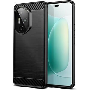 Husa pentru Honor 400 Pro Carbon Liquid Silicone, Negru