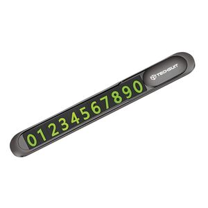 Suport Bord Parcare Temporara pentru Numarul de Telefon Techsuit, negru, PNP1