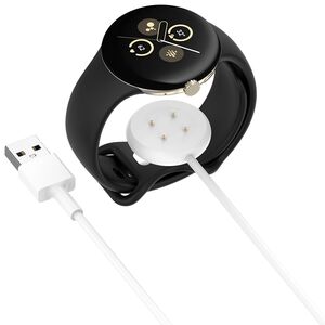 Incarcator pentru Google Pixel Watch 3 (41mm, 45mm) / 2 / Fitbit Ace LTE, USB - alb