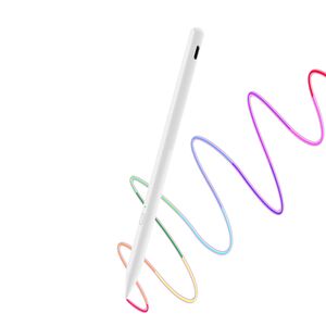 Stylus Pen pentru Tableta, Bluetooth, Type-C, 130mAh, 5V, 0.2A, Palm Rejection, Tilt Pressure Sense  - Techsuit (AX10) - White