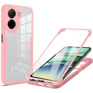 Pachet 360: Husa cu folie integrata pentru Xiaomi Redmi A5 4G Cover360 fata / spate - roz