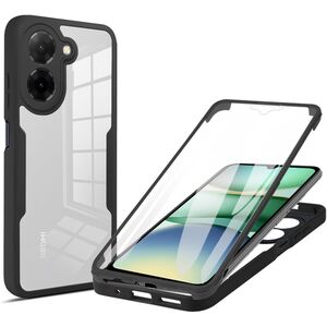 Pachet 360: Husa cu folie integrata pentru Xiaomi Redmi A5 4G Cover360 fata / spate - negru
