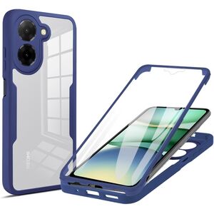 Pachet 360: Husa cu folie integrata pentru Xiaomi Redmi A5 4G Cover360 fata / spate - albastru