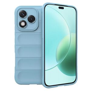 Husa pentru  Honor 400 Lite Liquid Silicone, Microfibre Lining, Non-Slip Airbag Design, Albastru