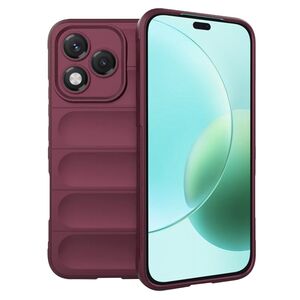 Husa pentru  Honor 400 Lite Liquid Silicone, Microfibre Lining, Non-Slip Airbag Design, Bordeaux