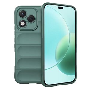 Husa pentru  Honor 400 Lite Liquid Silicone, Microfibre Lining, Non-Slip Airbag Design, Verde