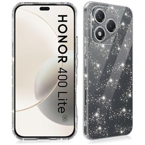 Husa pentru  Honor 400 Lite cu sclipici Liquid Crystal Glitter, Transparent