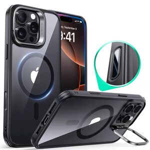 Husa premium pentru  iPhone 16 Pro compatibila MagSafe ESR - Classic Hybrid HaloLock Kickstand - Clear
