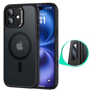 Husa premium pentru  iPhone 16 compatibila MagSafe ESR - Classic Hybrid HaloLock - Negru mat