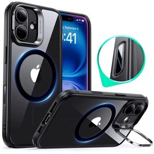 Husa premium pentru  iPhone 16 compatibila MagSafe ESR - Classic Hybrid HaloLock Kickstand - Clear