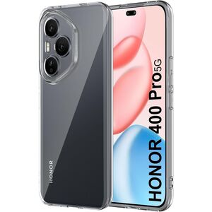 Husa pentru  Honor 400 Pro, Anti-Shock 1.5mm, cu protectie lentile, Transparent