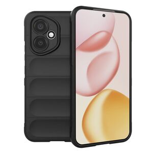 Husa pentru  Honor 400 Liquid Silicone, Microfibre Lining, Non-Slip Airbag Design, Negru