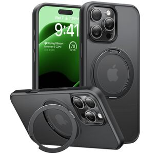 Husa pentru iPhone 16 Pro Max - Torras Ostand Pro MagSafe Series - Negru