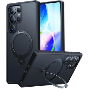 Husa pentru Samsung Galaxy S25 Ultra - Torras Ostand Spin MagSafe Series - Black