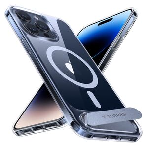 Husa pentru iPhone 15 Pro Max - Torras Pstand MagSafe - Clear