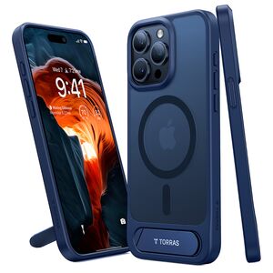 Husa pentru iPhone 15 Pro Max - Torras Pstand MagSafe - Navy Blue