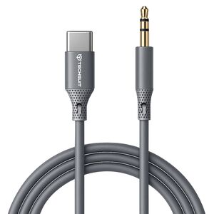Adaptor Jack, USB-C, Hi-Fi, 1m - Techsuit SoundFleX (AC4) - Gray