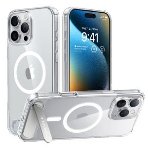 Husa pentru iPhone 16 Pro Max - Torras Pstand MagSafe - Clear