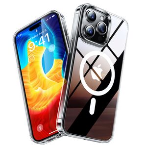 Husa pentru iPhone 15 Pro Max - Torras Diamond MagSafe Series - Clear