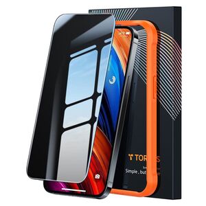 Folie pentru iPhone 15 Pro - Torras GlassGo Epic Privacy - Black