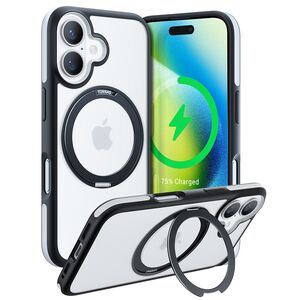 Husa pentru iPhone 16 Plus - Torras Ostand R Fusion MagSafe Series - Negru