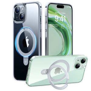 Husa pentru iPhone 15 - Torras Ostand MagSafe Series - Clear