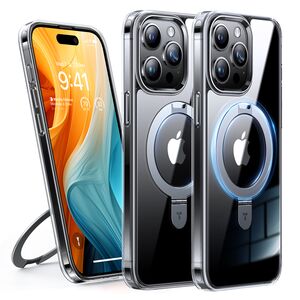 Husa pentru iPhone 15 Pro - Torras Ostand MagSafe Series - Clear