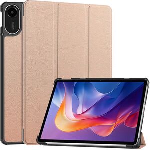 Husa pentru  Xiaomi Redmi Pad 2 tip stand functie sleep/wake-up, protectie 360 - Rose gold
