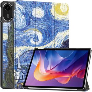 Husa pentru  Xiaomi Redmi Pad 2 tip stand functie sleep/wake-up, protectie 360 - Starry Light