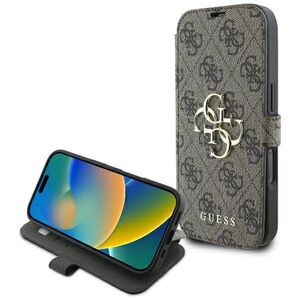 Husa pentru iPhone 16 Plus - Guess Book 4G - Brown