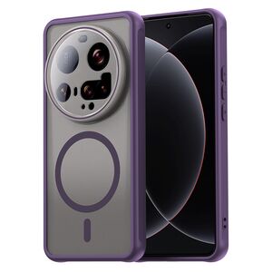 Husa pentru  Xiaomi 15 Ultra cu protectie pentru lentile si MagSafe EasyCharge, Ghost Series Anti-ingalbenire, frosted - Mov