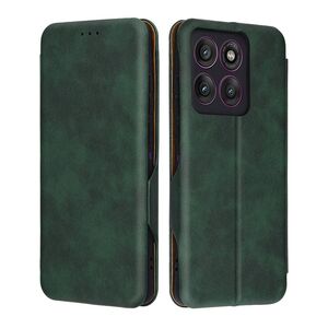 Husa tip carte pentru Motorola Edge 60 Pro Smart Wallet fata - spate protectie 360 - Verde