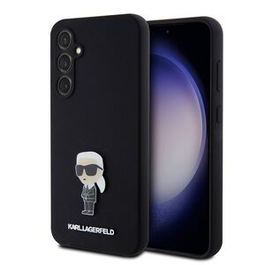 Husa pentru Samsung Galaxy S23 FE - Karl Lagerfeld Silicone- Ikonik Metal Pin