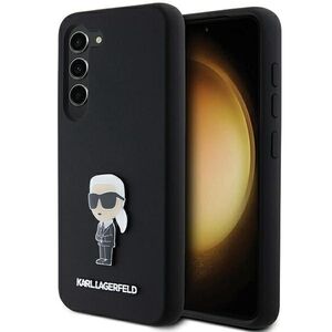 Husa pentru Samsung Galaxy S23 Plus - Karl Lagerfeld Silicone - Ikonik Metal Pin