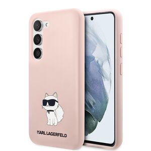 Husa pentru Samsung Galaxy S23 Plus - Karl Lagerfeld Silicone - Pink Choupette