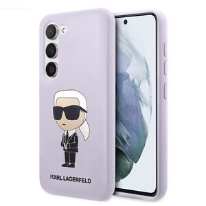 Husa pentru Samsung Galaxy S23 Plus - Karl Lagerfeld Silicone - Purple Ikonik