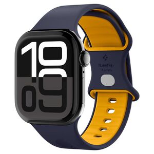 Curea pentru Apple Watch 1/2/3/4/5/6/7/8/9/10/SE/SE 2 (38/40/41/42mm) - Spigen Nano Pop - Blueberry Navy