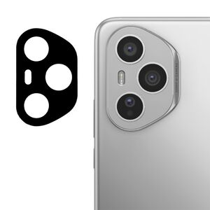 Folie de protectie camera pentru  Honor 400 Pro din sticla securizata, Full Cover, Rezistenta 9H, Anti-Zgârieturi, montare usoara - Negru