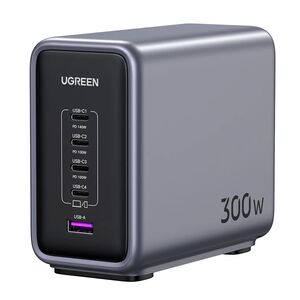 Incarcator pentru Priza USB, Type-C, GaN, 300W, Cablu 2m - Ugreen CD333 (90903B) - Gray