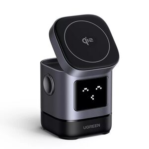 Incarcator Pliabil fara Fir 2in1, 25W, USB-C, MPP - Ugreen W709 (45775) - Black