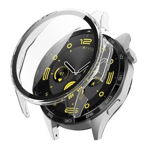 Set de Protecție 360° pentru Huawei Watch GT 4 (46mm) – Carcasa + Folie din Sticla Securizata, Claritate HD, Design Elegant - Clear